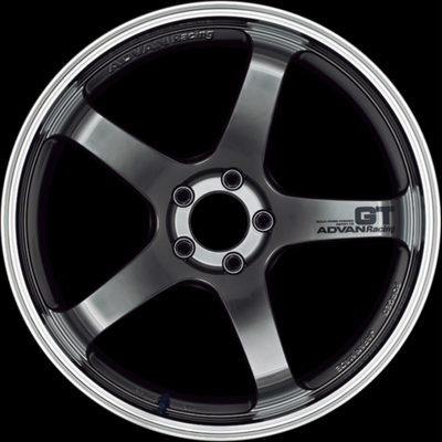 [Set of 4] YOKOHAMA ADVAN Racing GT 19��8.5J +38 5x114.3 MACHINING &RACING HYPER BLACK